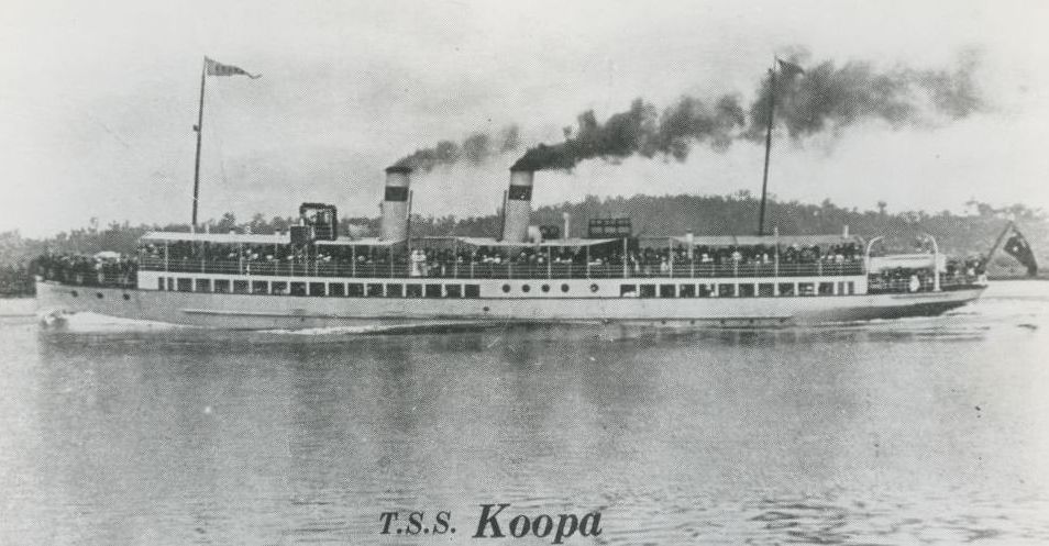 T.S.S. Koopa with caption beneath the photograph